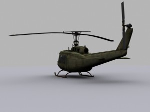 helicopter uh-1 Model 3D