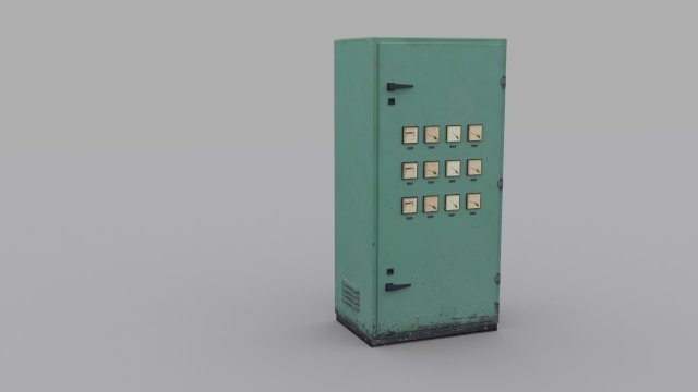 electrical-panel-07 3D Модель .c4d .max .obj .3ds .fbx .stl .blend 