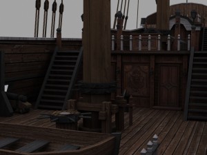 frigate 3D Model