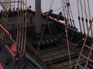 black frigate 3Dモデル