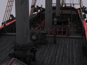 black frigate 3Dモデル