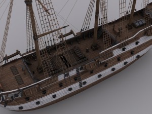 frigate 3 3D Модель