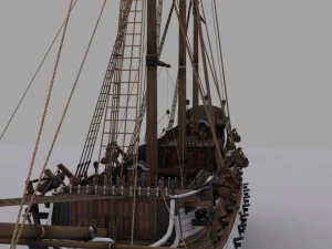 Fırkateyn 3 3D Model