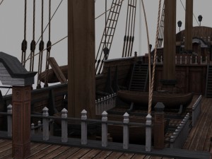 frigate 3 3D Модель