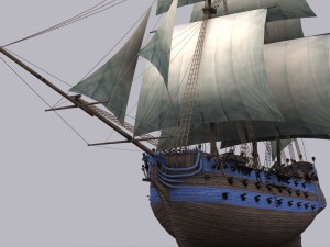 frigate 3 3D Модель