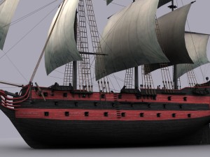 frigate 3 3D Модель