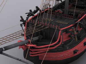 frigate 3 3D Модель