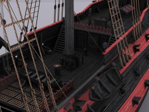 frigate 3 3D Модель
