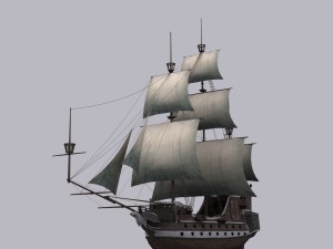 galeon Modelo 3D