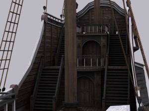 galeon Modelo 3D