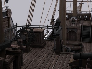 galeon Modelo 3D