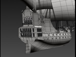 galeon Modelo 3D