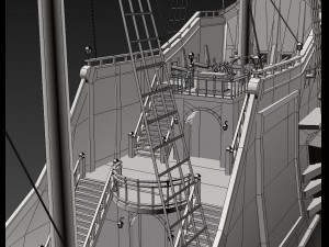galeon Modelo 3D