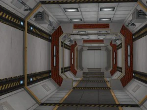 关卡设计师科幻 3D 模型