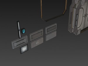 level designer sci-fi 3D 模型