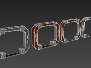 level designer sci-fi 3D 模型