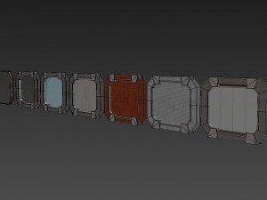 level designer sci-fi 3D 模型
