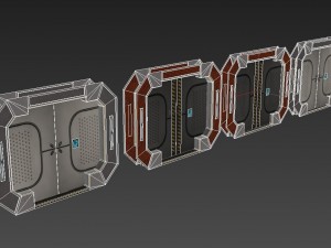 level designer sci-fi 3D 模型
