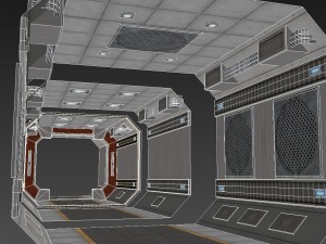 level designer sci-fi 3D 模型