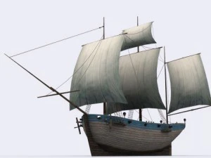 17 veliero Modello 3D