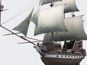 17 veliero Modello 3D