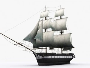 17 veliero Modello 3D