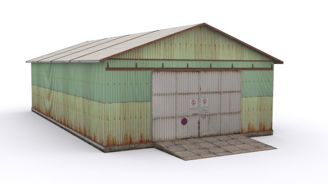 hangar1 3D Model .c4d .max .obj .3ds .fbx .stl .blend 