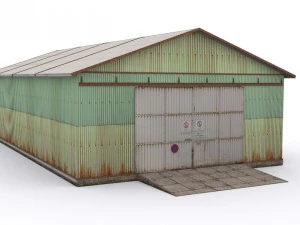 hangar1 Modello 3D