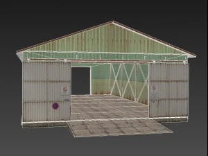 hangar1 Modelo 3D