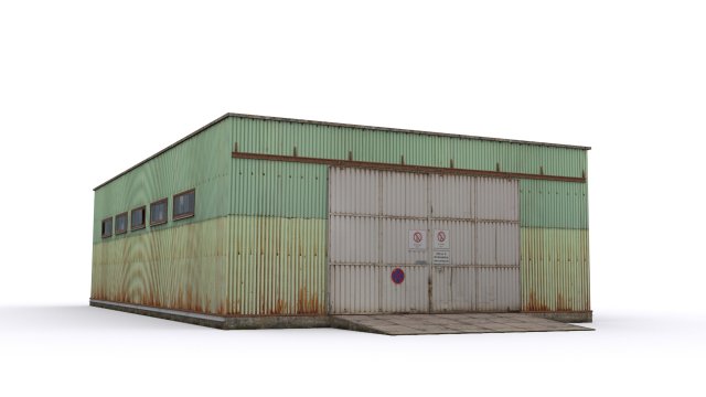hangar2 3D Model .c4d .max .obj .3ds .fbx .stl .blend 