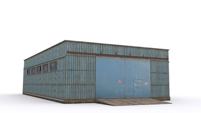 hangar3 3D Model .c4d .max .obj .3ds .fbx .stl .blend 