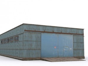 pack-hangar 3D 모델