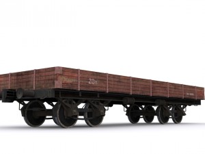 railway carriage 3D मॉडल