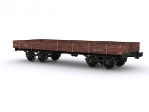 railway carriage Model 3D