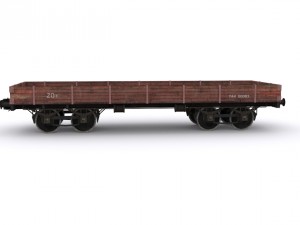 railway carriage Model 3D