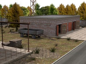 게임 레벨 3D 모델