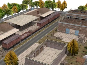 게임 레벨 3D 모델