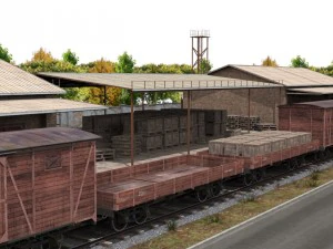 게임 레벨 3D 모델