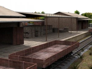 게임 레벨 3D 모델