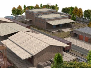 게임 레벨 3D 모델