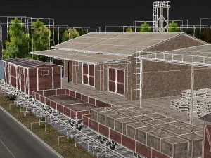 게임 레벨 3D 모델