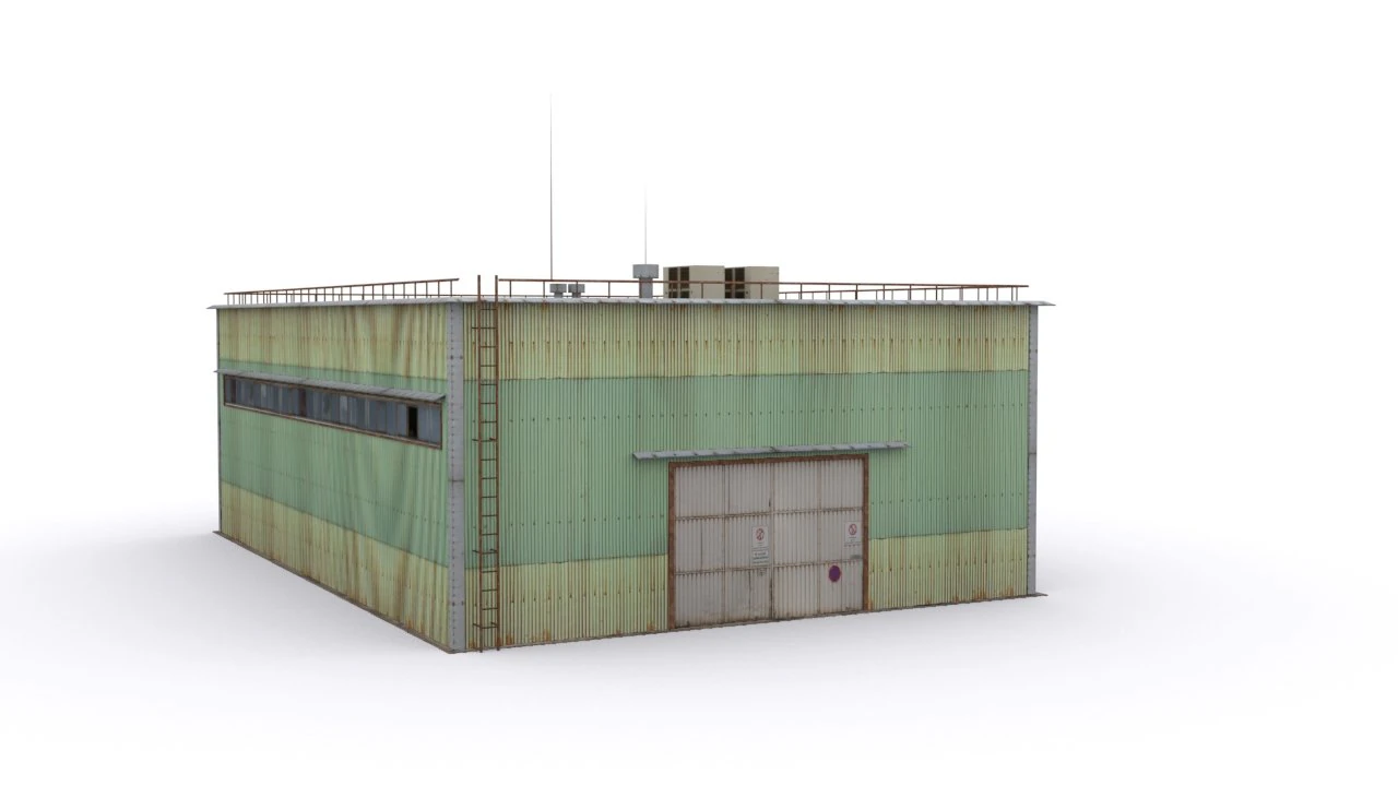 hangar8 3D Model .c4d .max .obj .3ds .fbx .stl .blend 