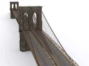 the brooklyn bridge 3D Model