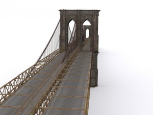 the brooklyn bridge 3D 模型