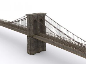 the brooklyn bridge 3D Model