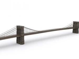 the brooklyn bridge 3D Model