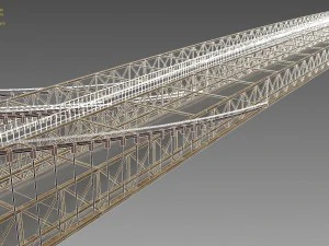 the brooklyn bridge 3D Model