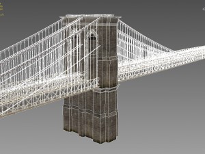 the brooklyn bridge 3D 模型