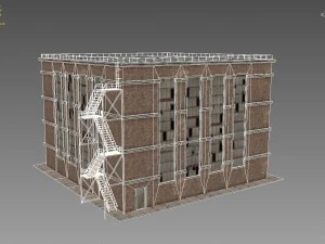 old brick workshop 3D Model