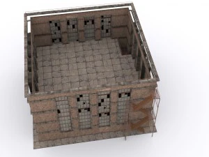 old brick workshop 3D Model